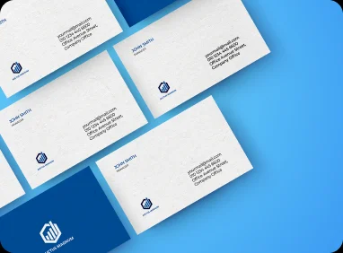 Auctus Magnum business cards mockup