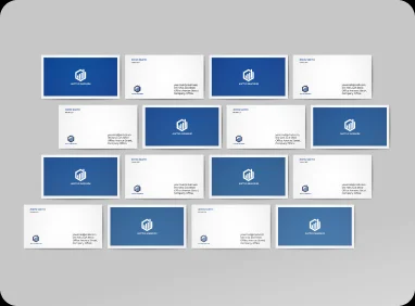 Auctus Magnum multiple business cards mockup