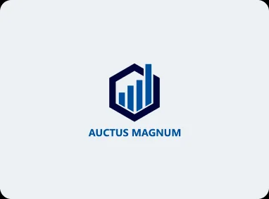 Auctus Magnum logo on background