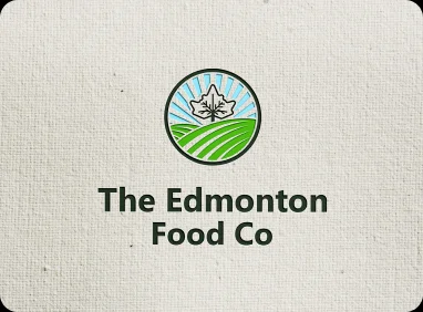 Edmonton Food Co logo mockup