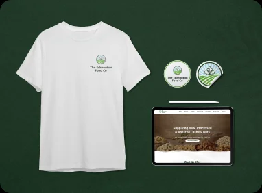 Edmonton Food Co logo mockup 2