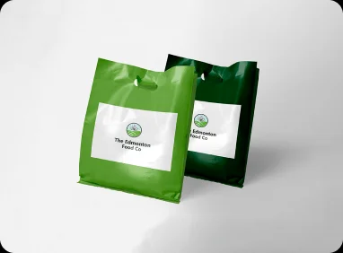 Edmonton Food Co shopping bag mockup