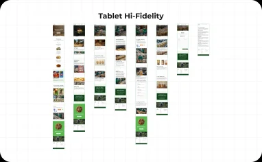 Tablet hi-fidelity design
