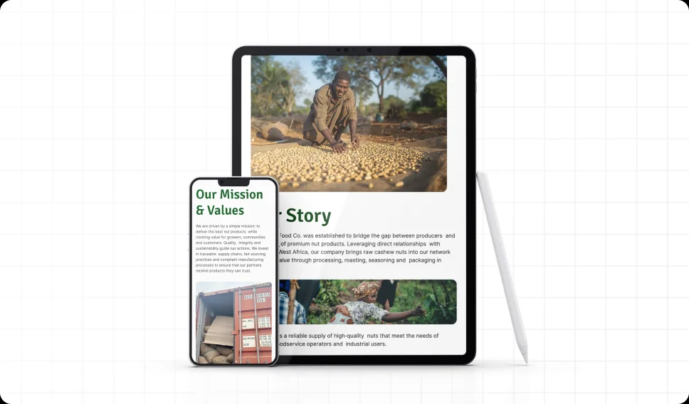 Lessons learned mockup