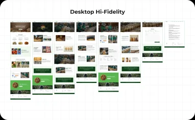 Desktop hi-fidelity design
