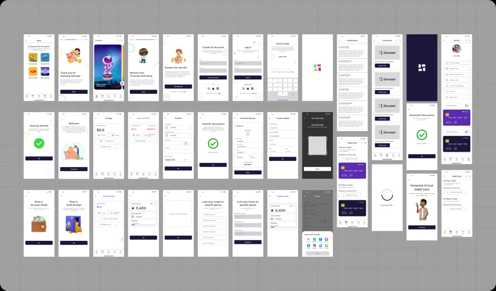 Key features mockup