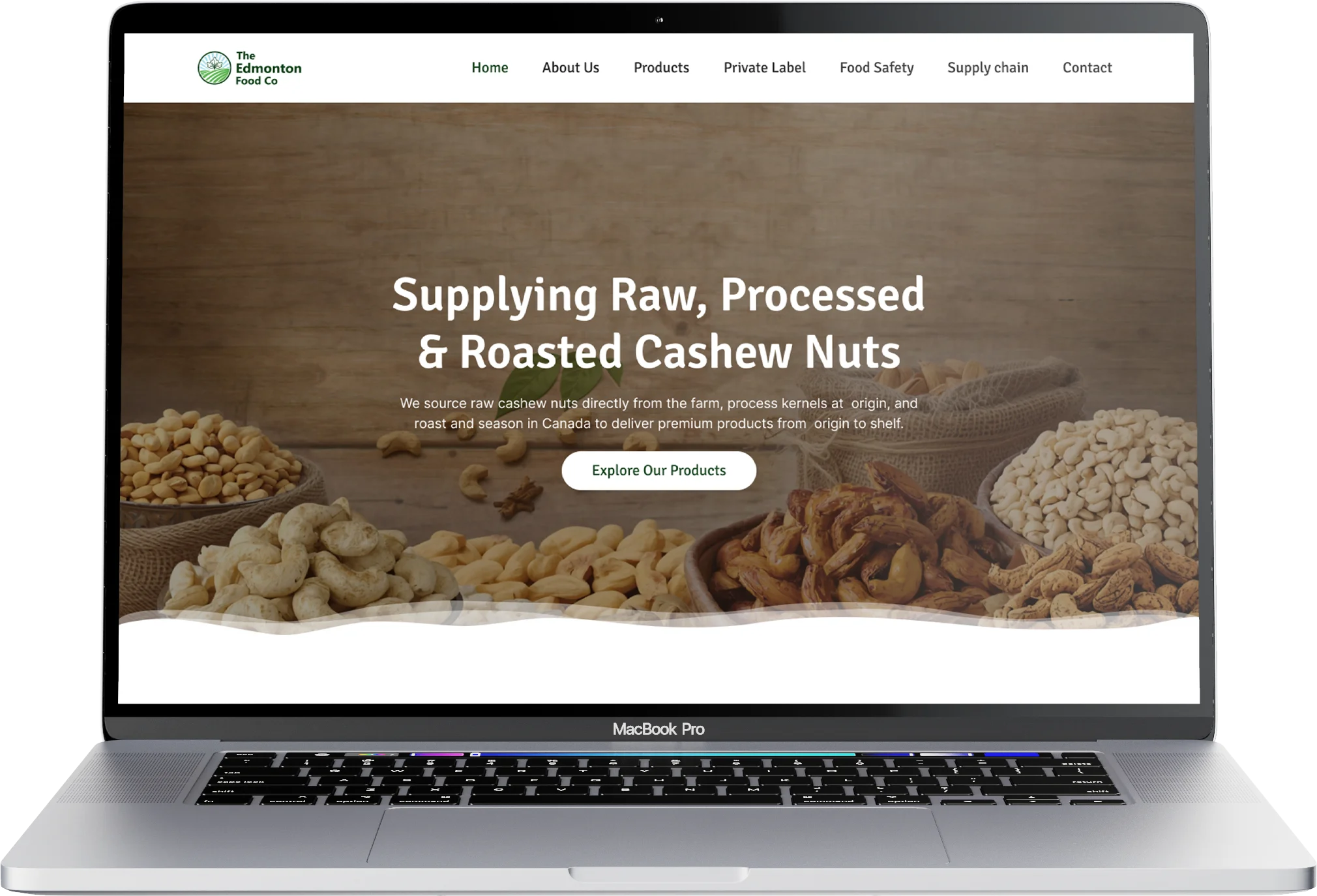 The Edmonton Food Co Website