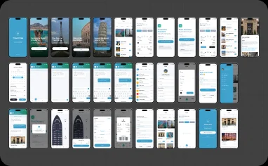 Interface design mockup